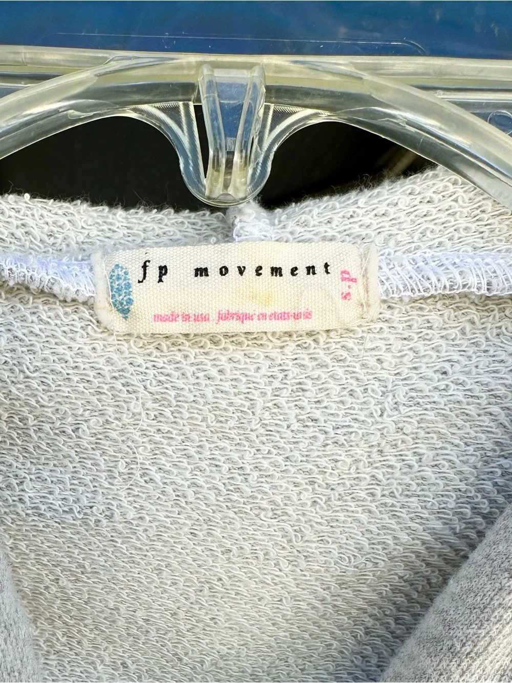 FREE PEOPLE MOVEMENT CROPPED DYNAMITE HOODIE SIZE SMALL LIKE NEW!!